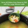imageTovolo Silicone Ladle  CharcoalPesto