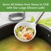 imageTovolo Silicone Ladle  CharcoalWhite