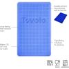 imageTovolo Silicone Mini Ice Cube Tray with Lid Charcoal  Silicone Tray for Freezing Mini IceBPAFree Silicone and PlasticStratus Blue