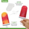 imageTovolo Silicone Wavy Popsicle Molds with Tray Royal Purple  Ice Pop Molds with 6 Cavities for Homemade Ice Pops ampamp Frozen Snacks  Popsicle Maker with DripGuards Dishwasher Safe ampamp BPAFreeSun Ray