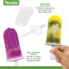 imageTovolo Silicone Wavy Popsicle Molds with Tray Royal Purple  Ice Pop Molds with 6 Cavities for Homemade Ice Pops ampamp Frozen Snacks  Popsicle Maker with DripGuards Dishwasher Safe ampamp BPAFreeRoyal Purple