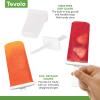 imageTovolo Silicone Wavy Popsicle Molds with Tray Royal Purple  Ice Pop Molds with 6 Cavities for Homemade Ice Pops ampamp Frozen Snacks  Popsicle Maker with DripGuards Dishwasher Safe ampamp BPAFreeCandy Apple Red