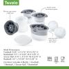 imageTovolo Sports Ice Molds Set of 4  Large Craft Ice Cube Molds for Whiskey Cocktails Football Baseball Basketball Golf Ball Shapes Silicone Ice Maker with Tight Fitting LidsFootball  Baseball  Basketball  Soccer