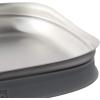 imageTovolo Stainless Double Spoon Rest EasyCleaning Heat Resistant 2 Piece Set CharcoalStainless Steel Double Spoon Rest