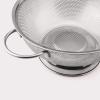 imageTovolo Stainless Steel Colander With Looped Handles ampamp Rimmed Footer RustResistant Pasta Strainer ampamp Veggie Wash Food Prep Strainer Basket 2 Quart2QT