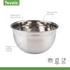 imageTovolo Stainless Steel Mixing Bowls 35 Qt  Metal Nesting Mixing Bowl with Rounded Lip for Easy Pour ampamp Minimal Mess  Large ampamp Small Dishwasher Safe Kitchen Supplies for Prep ampamp Cooking312Quart