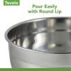 imageTovolo Stainless Steel Mixing Bowls 35 Qt  Metal Nesting Mixing Bowl with Rounded Lip for Easy Pour ampamp Minimal Mess  Large ampamp Small Dishwasher Safe Kitchen Supplies for Prep ampamp CookingSet of 4