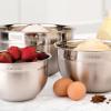 imageTovolo Stainless Steel Mixing Bowls 35 Qt  Metal Nesting Mixing Bowl with Rounded Lip for Easy Pour ampamp Minimal Mess  Large ampamp Small Dishwasher Safe Kitchen Supplies for Prep ampamp Cooking312Quart