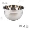 imageTovolo Stainless Steel Mixing Bowls 35 Qt  Metal Nesting Mixing Bowl with Rounded Lip for Easy Pour ampamp Minimal Mess  Large ampamp Small Dishwasher Safe Kitchen Supplies for Prep ampamp Cooking312Quart