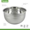 imageTovolo Stainless Steel Mixing Bowls 35 Qt  Metal Nesting Mixing Bowl with Rounded Lip for Easy Pour ampamp Minimal Mess  Large ampamp Small Dishwasher Safe Kitchen Supplies for Prep ampamp Cooking55 Quart