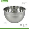 imageTovolo Stainless Steel Mixing Bowls 35 Qt  Metal Nesting Mixing Bowl with Rounded Lip for Easy Pour ampamp Minimal Mess  Large ampamp Small Dishwasher Safe Kitchen Supplies for Prep ampamp Cooking75 Quart