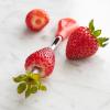 imageTovolo Strawberry Huller Stainless Steel Fruit Huller ampamp Pitter Reusable Strawberry Stem Remover With EasyGrip Handle DishwasherSafe ampamp BPAfreeRed