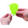 imageTovolo Sugar Skull Templates Reverse Dishwasher Safe Set of 6 Cookie Stamps with Cutter LimeWhite 8122492LimeWhite