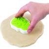 imageTovolo Sugar Skull Templates Reverse Dishwasher Safe Set of 6 Cookie Stamps with Cutter LimeWhite 8122492LimeWhite