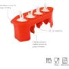 imageTovolo Sword Ice Pop Molds Popsicle Maker Flexible Silicone Dishwasher Safe Set of 4
