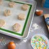 imageTovolo TrueBake Sil 12 Sheet Pan Mat wGrid for Baking Food and Meal Prep Cooking and MoreHalfSheet