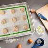 imageTovolo TrueBake Sil 12 Sheet Pan Mat wGrid for Baking Food and Meal Prep Cooking and MoreHalfSheet