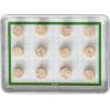 imageTovolo TrueBake Sil 12 Sheet Pan Mat wGrid for Baking Food and Meal Prep Cooking and MoreHalfSheet