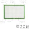 imageTovolo TrueBake Sil 12 Sheet Pan Mat wGrid for Baking Food and Meal Prep Cooking and MoreHalfSheet