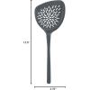 imageTovolo Veggie Turner Silicone ampamp Nylon Handle RoastingServing HeatResistant to 400F CharcoalVeggie Turner