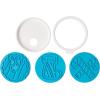 imageTovolo Winter Wonderland Holiday Templates Reverse Dishwasher Safe Set of 6 Cookie Stamps with Cutter