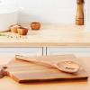 imageTovolo Wooden Slotted Cooking Utensil Toasted Beechwood Kitchen Spoon OneOlivewood