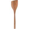 imageTovolo Wooden Slotted Cooking Utensil Toasted Beechwood Kitchen Spoon OneOlivewood
