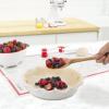 imageTovolo Wooden Slotted Cooking Utensil Toasted Beechwood Kitchen Spoon OneOlivewood
