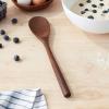 imageTovolo Wooden Slotted Cooking Utensil Toasted Beechwood Kitchen Spoon OneToasted Beechwood
