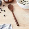 imageTovolo Wooden Slotted Cooking Utensil Toasted Beechwood Kitchen Spoon OneToasted Beechwood