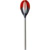 imageTovolo Better Tool SiliconeCoated QuickMix Spatula Whisk Scraping Bowls Clean Batter Hand Mixer ampamp Cooking Utensil BPAFree ampamp DishwasherSafe 1 EA CharcoalCandy Apple Red