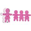 imageTovolo Gingerbread Girls Templates Reverse Dishwasher Safe Set of 6 Cookie Stamps with CutterGingerbread Girl