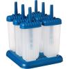 imageTovolo Groovy Popsicle Molds Set of 6  MessFree Plastic Ice Pops with Reusable Sticks ampamp DripGuard for Freezer SnacksDishwasherSafe ampamp BPAFreeBlueberrySet of 6