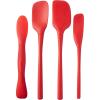 imageTovolo Kitchen Utensils Spatula Spoonula FullSize Scoop ampamp Spread Set of 4 Mini Tools Candy Apple RedCandy Apple