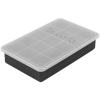 imageTovolo Perfect Cube Ice Mold Trays Sturdy Silicone Fade Resistant 125quot Cubes Assorted Set of 4Cayenne