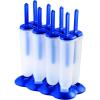 imageTovolo Popsicle Molds with Sticks 6Pack Groovy  Reusable Ice Pop Molds ampamp Sticks for Homemade Ice Pops ampamp Frozen Snacks  Stackable Popsicle Maker with Lid Dishwasher Safe ampamp BPAFree  GreenStratus Blue