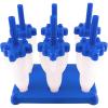 imageTovolo Popsicle Molds with Sticks 6Pack Groovy  Reusable Ice Pop Molds ampamp Sticks for Homemade Ice Pops ampamp Frozen Snacks  Stackable Popsicle Maker with Lid Dishwasher Safe ampamp BPAFree  GreenBlue