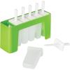 imageTovolo Silicone Wavy Popsicle Molds with Tray Royal Purple  Ice Pop Molds with 6 Cavities for Homemade Ice Pops ampamp Frozen Snacks  Popsicle Maker with DripGuards Dishwasher Safe ampamp BPAFreeSpring Green