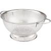 imageTovolo Stainless Steel Colander With Looped Handles ampamp Rimmed Footer RustResistant Pasta Strainer ampamp Veggie Wash Food Prep Strainer Basket 2 Quart25QT