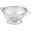 imageTovolo Stainless Steel Colander With Looped Handles ampamp Rimmed Footer RustResistant Pasta Strainer ampamp Veggie Wash Food Prep Strainer Basket 2 Quart2QT