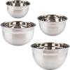 imageTovolo Stainless Steel Mixing Bowls 35 Qt  Metal Nesting Mixing Bowl with Rounded Lip for Easy Pour ampamp Minimal Mess  Large ampamp Small Dishwasher Safe Kitchen Supplies for Prep ampamp CookingSet of 4