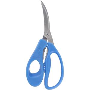 imageTovolo Comfort Grip Kitchen Shears With Comfort Grip Handles ampamp BuiltIn Bottle Opener Heavy Duty Kitchen Scissors With MicroSerrated Blade Printed Measurement Guide  Dishwasher Safe ampamp BPAFreeSeafood Snips