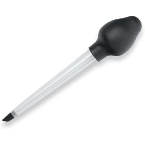 imageTovolo EasytoUse Angle Tipped Dripless Baster for Turkey Roasting DishwasherSafe BPAFree Silicone ampamp Plastic Large 1 Count ClearClear