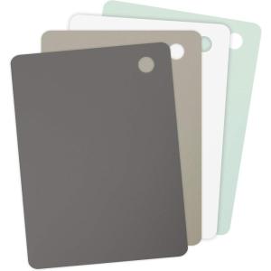 imageTovolo Large Flexible Cutting Board Mats For Slicing Cutting Chopping ampamp Food Meal Prep Set of 4 AssortedLarge