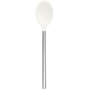 imageTovolo Mixing Stainless Steel Handle ScratchResistant ampamp HeatResistant Stirring Spoons Kitchen Utensil Safe for Nonstick Cookware ampamp Cast Iron Skillets Oyster Gray 15041201White