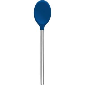 imageTovolo Mixing Stainless Steel Handle ScratchResistant ampamp HeatResistant Stirring Spoons Kitchen Utensil Safe for Nonstick Cookware ampamp Cast Iron Skillets Oyster Gray 15041201Deep Indigo