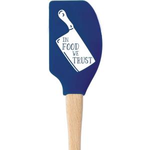 imageTovolo Never Trust a Skinny Chef Spatula for Turning Pancakes Eggs Kitchen Tool for Meal Prep and MoreIn Food We Trust