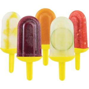 imageTovolo Popsicle Molds with Sticks 6Pack Groovy  Reusable Ice Pop Molds ampamp Sticks for Homemade Ice Pops ampamp Frozen Snacks  Stackable Popsicle Maker with Lid Dishwasher Safe ampamp BPAFree  GreenSun Ray