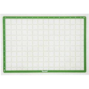 imageTovolo ProGrade Sil 12 Sheet Pan Mat wGrid for Baking Food and Meal Prep Cooking and MoreHalfSheet with Grid