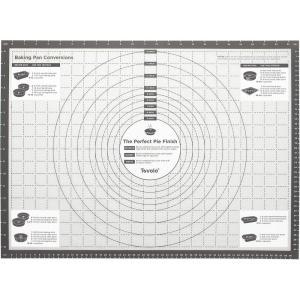 imageTovolo ProGrade Sil 12 Sheet Pan Mat wGrid for Baking Food and Meal Prep Cooking and MorePastry Mat with Reference Marks